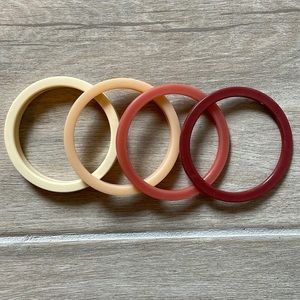 4 Bangle Bracelets